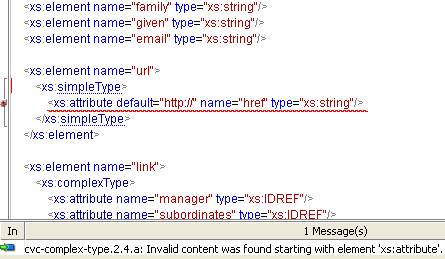 schema validate