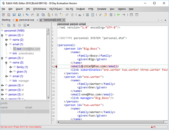 xml editor