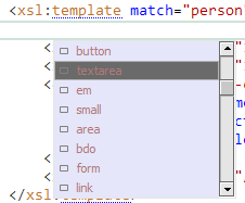 xslt editor assistant with variables