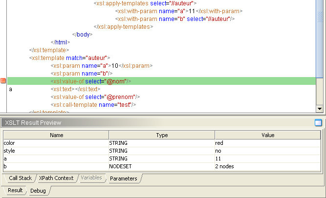 editix xslt debugger