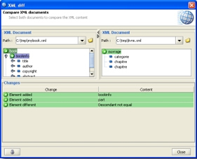 editix - xml diff
