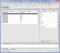 editix visual schema editor