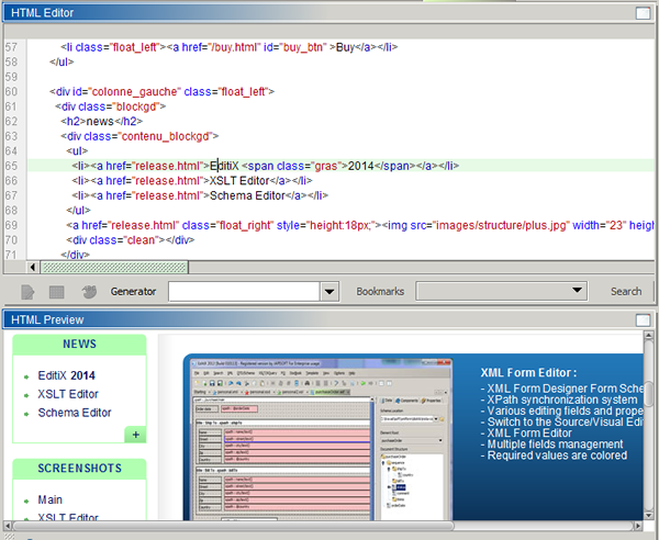 visual html editor